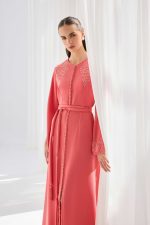 Coral Bloom Kaftan
