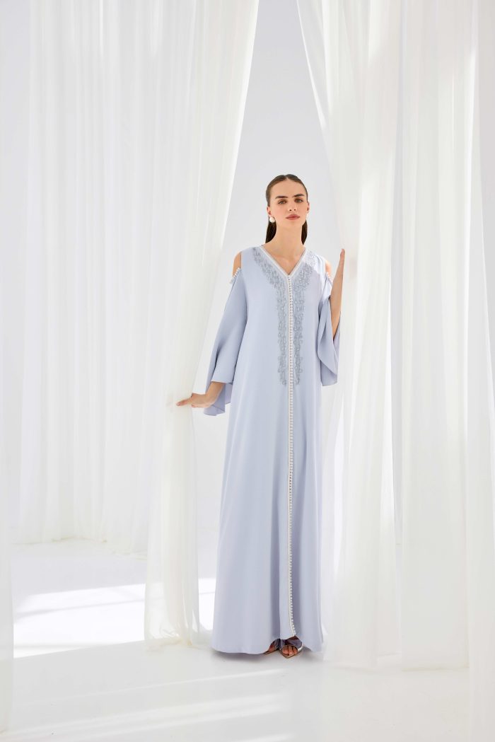 Silver Mist Kaftan - Image 3