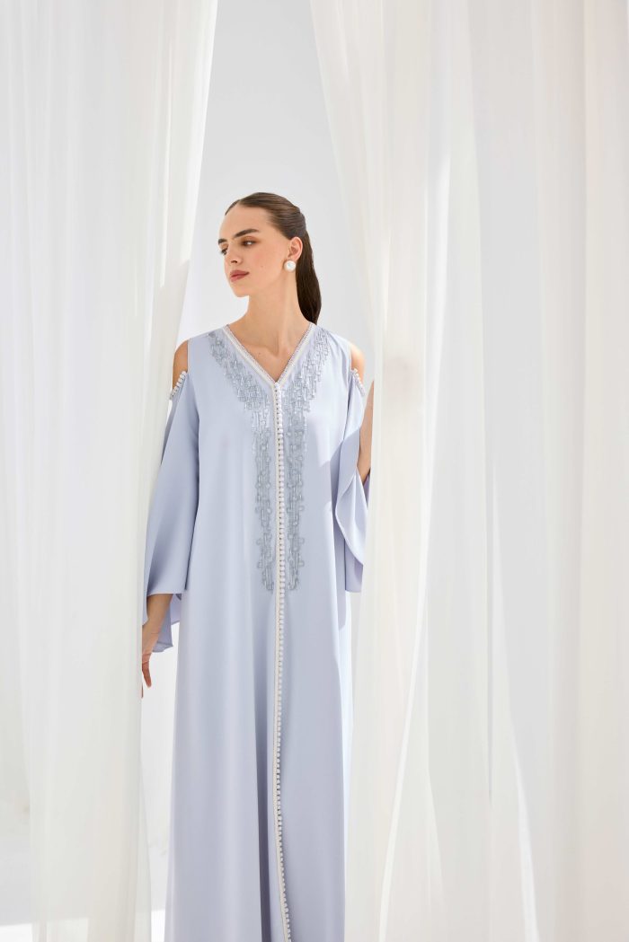 Silver Mist Kaftan - Image 4