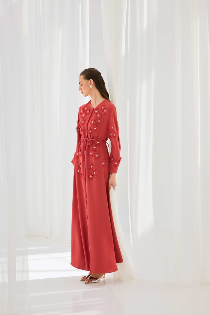 Crimson Blossom Kaftan - Image 4