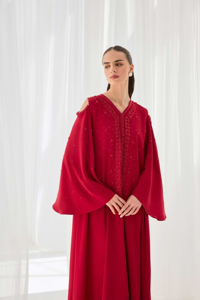 Ruby Red Kaftan - Image 3