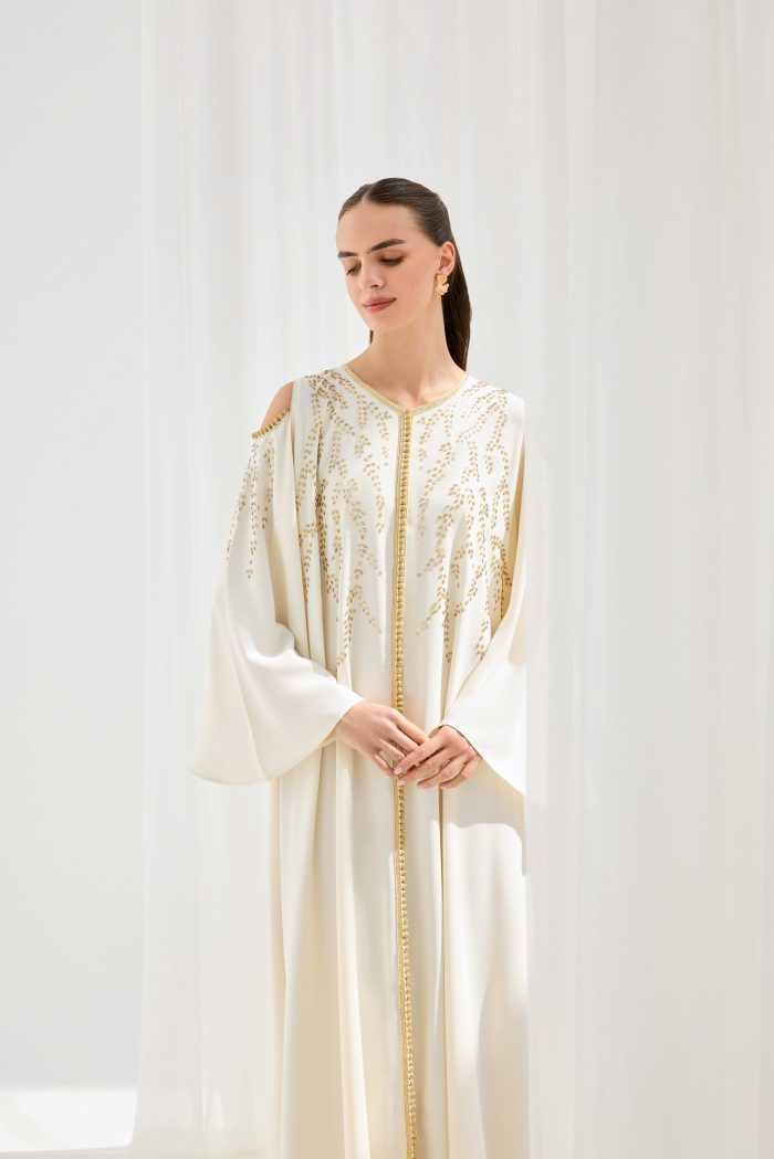 Ivory Gold Kaftan - Image 2